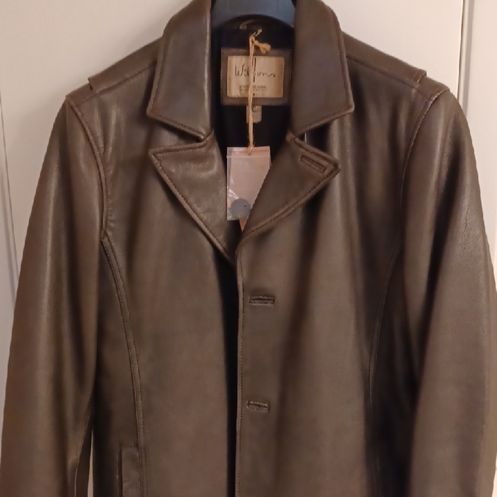 Wilson Men's Brown Leather Jacket
